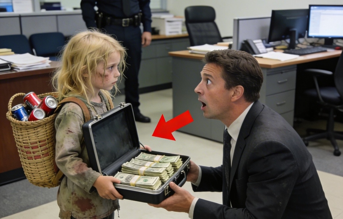 A Homeless Little Girl Finds a Suitcase Full of Cash… But When She Returns It to a Billionaire, It Exposes a Secret No One Saw Coming