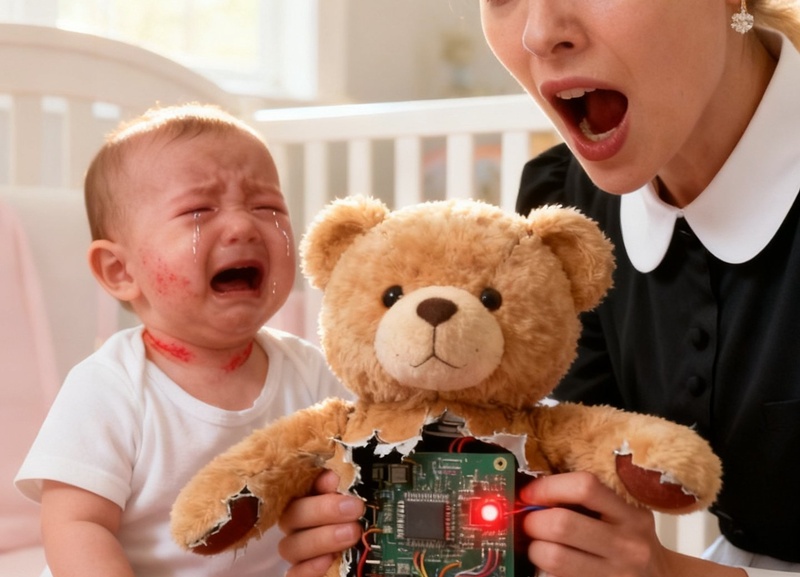 The Baby Started Screaming Every Time His Mother Walked In — The Nanny Checked His Teddy Bear and Discovered sh0cking truth…