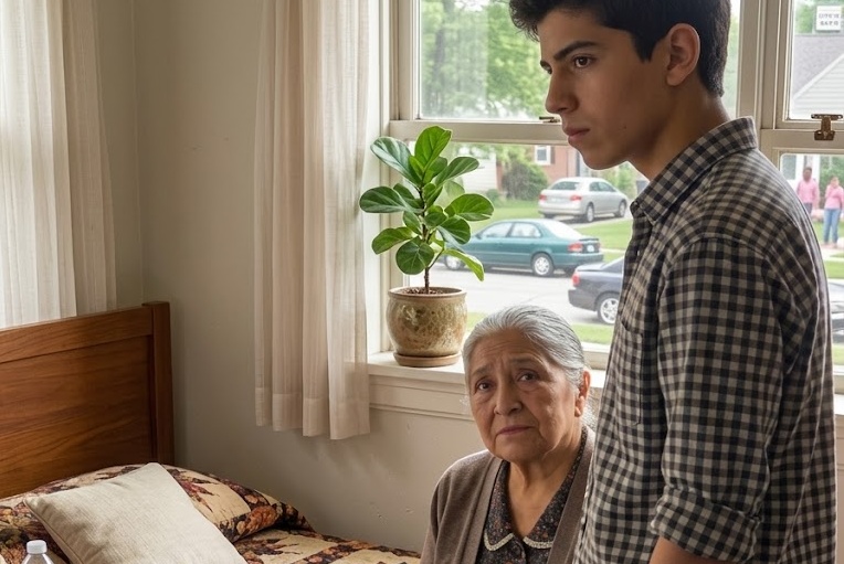 I was taken to a nursing home when my grandson was just thirteen. Five years later, when he turned eighteen, he came to see me…