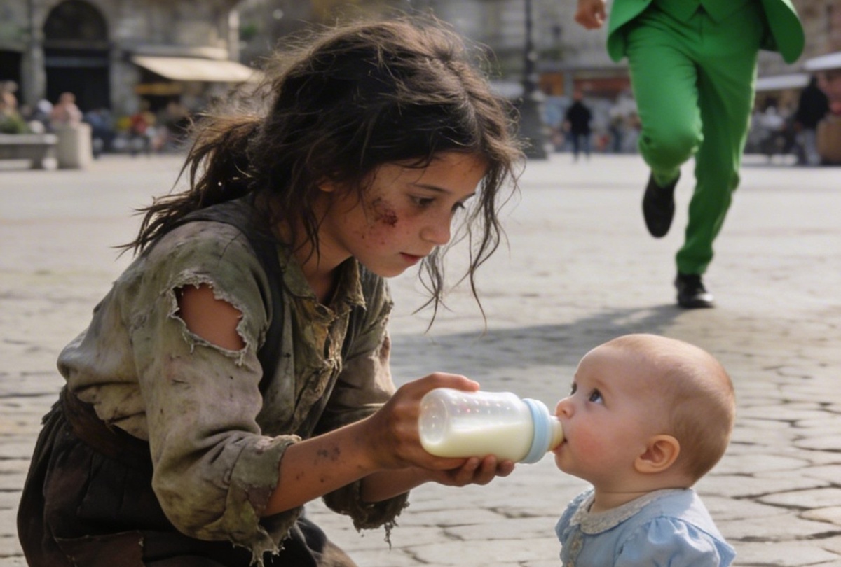 A billionaire’s daughter had never spoken a single word… until a homeless girl gave her a strange golden liquid—and what happened next defied every explanation.