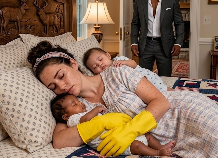 A MAFIA BOSS’S TWINS WERE CRYING NON-STOP… UNTIL A SIMPLE CLEANER CALMED THEM DOWN…