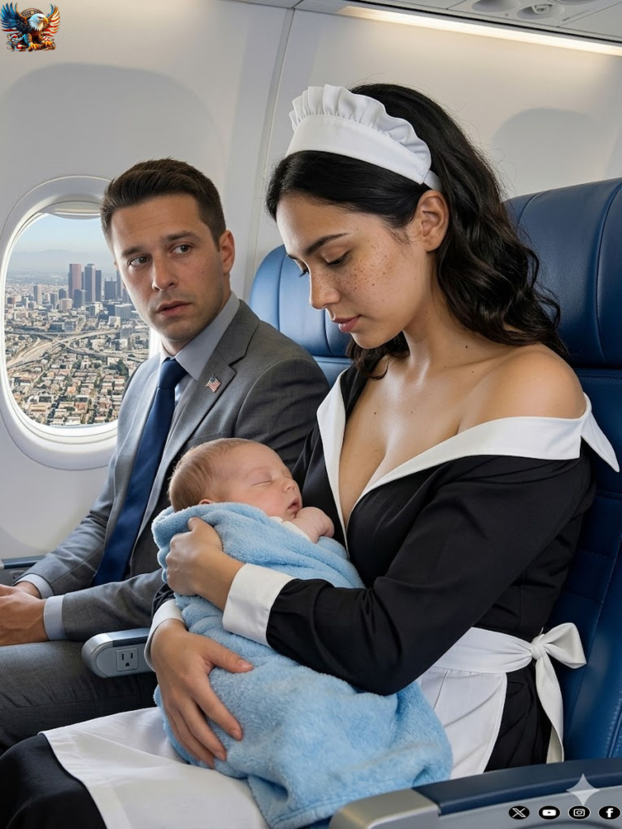 The single dad’s baby wouldn’t stop crying on the plane — until a single mother did the unthinkable….