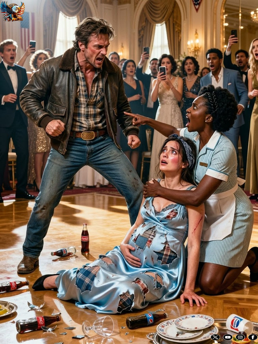 No One Dared Stop the Billionaire CEO ʙᴇ.ᴀᴛɪɴɢ His Pregnant Wife—Until a Black Waitress Spoke the Words That Changed Everything