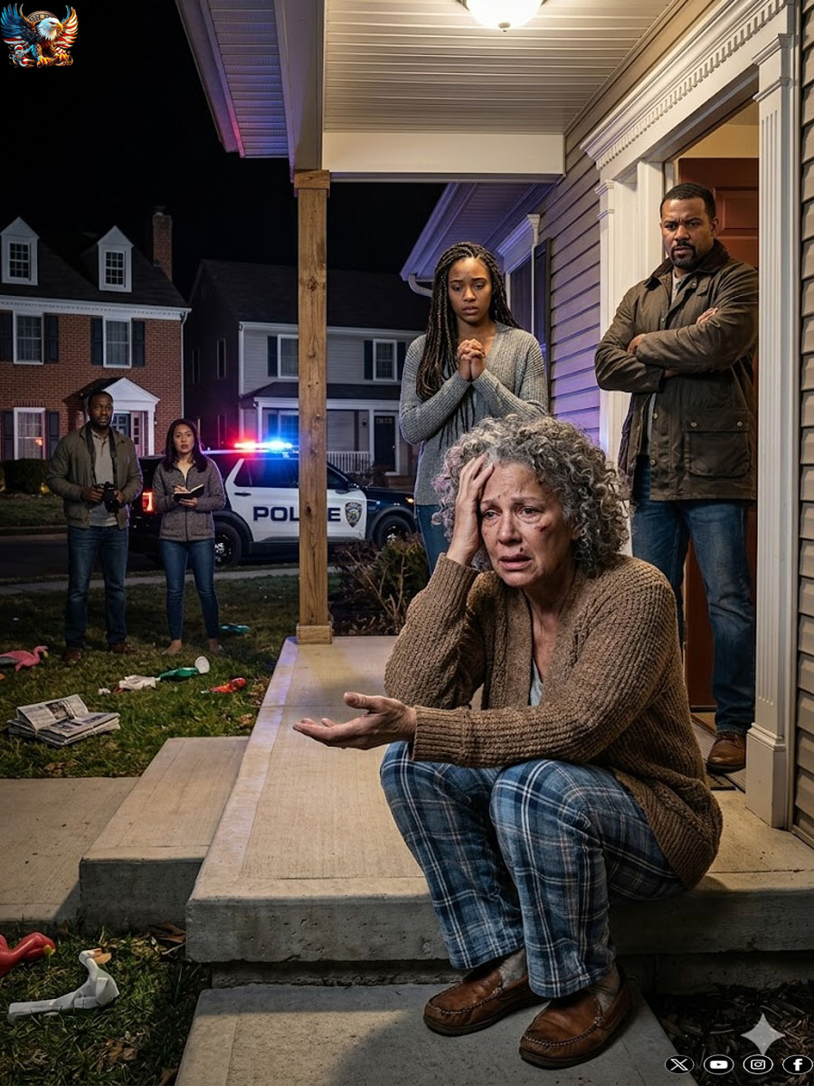I hit the floor so hard my teeth clacked, and Tyler leaned over me like I was nothing. “Get up,” he hissed. Then Ashley grabbed my hair and yanked me toward the door. “Out. It’s three million, Mom,” she spat, loud enough for the neighbors to hear. Barefoot on my own porch, I tasted blood—and then I heard sirens. Someone finally called 911… but not everyone would walk away free.