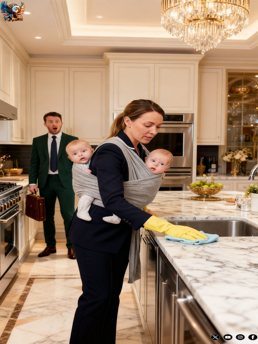 The millionaire returned early… and in his kitchen he found a secret that changed his life