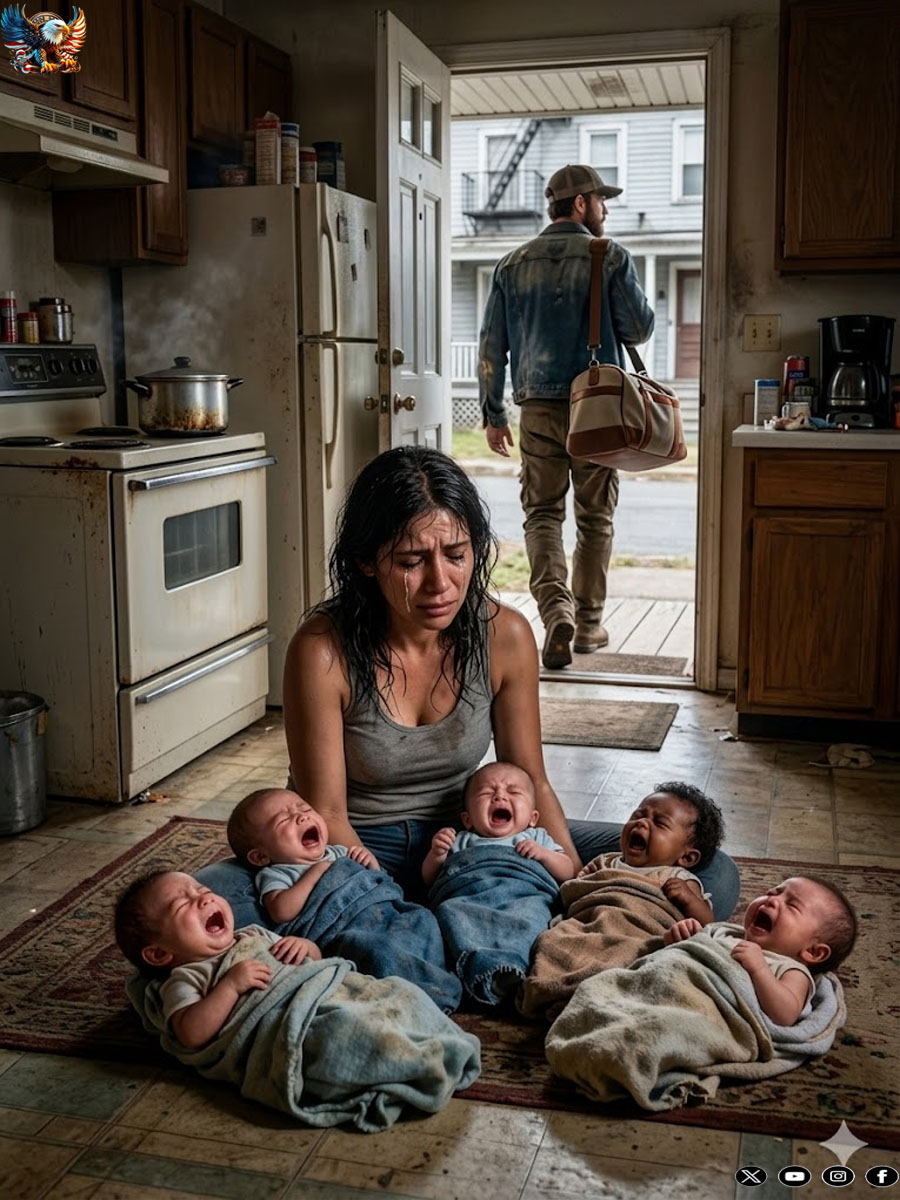 He abandoned his wife bleeding to death and stole 100 pesos from his five newborn babies. 25 years later, he is a homeless man who went to beg at his millionaire children’s mansion, but karma broke him.