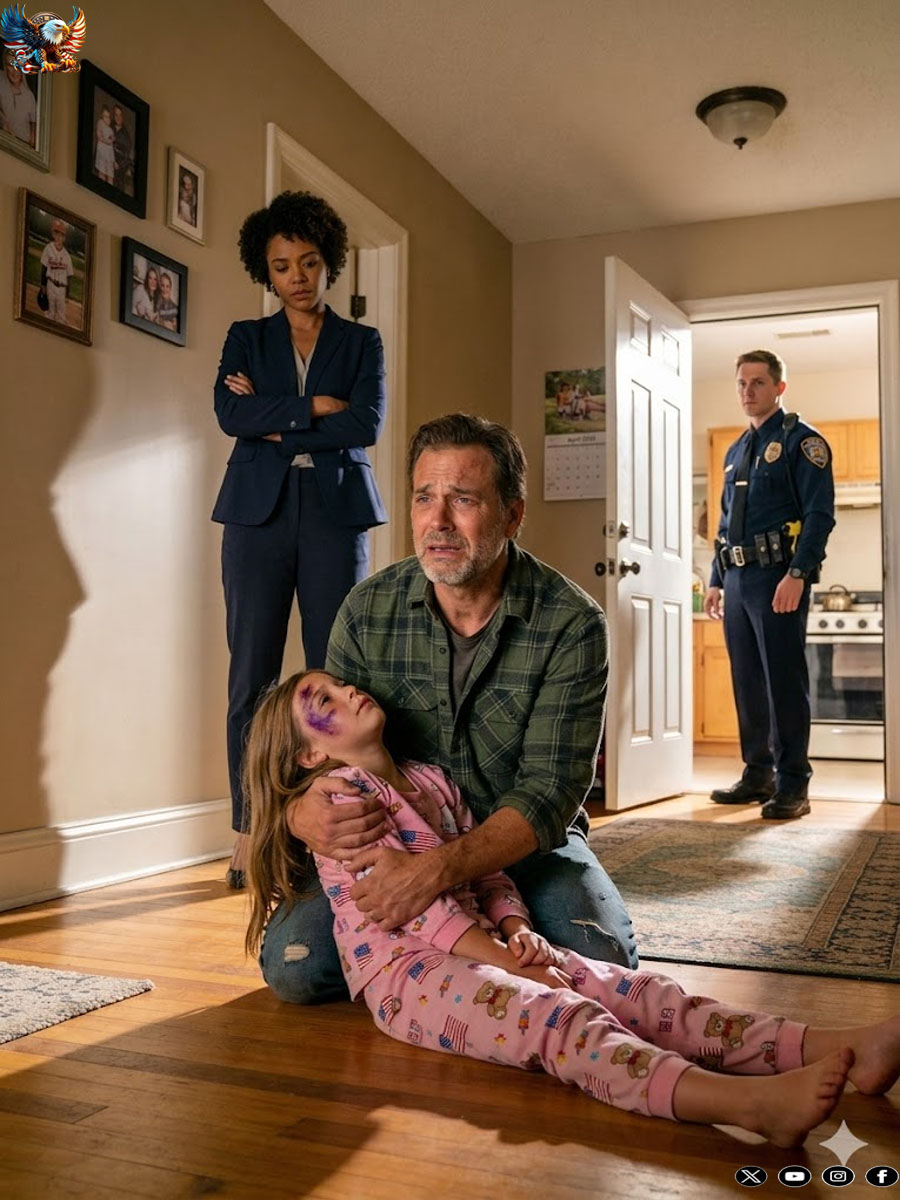 After getting back from a business trip, I found my daughter unc0nscious by the door. My wife only shrugged and said she had “”disciplined her.”” I called an ambulance. But when the paramedic looked at my wife, he turned pale and whispered, “”Sir… Is that really your wife? Because actually…””