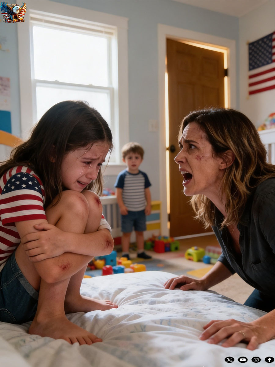 I walked into my daughter’s room after noticing bruises on her arms all week. She was crying on her bed shaking. Dad’s family said, “If I tell you, they’ll hurt you really bad,” she whispered. I sat down and said, “Tell me everything.” She revealed horrifying details about what her grandmother, aunt, and uncle had been doing every weekend, the beatings with belts, being locked in dark closets for hours…