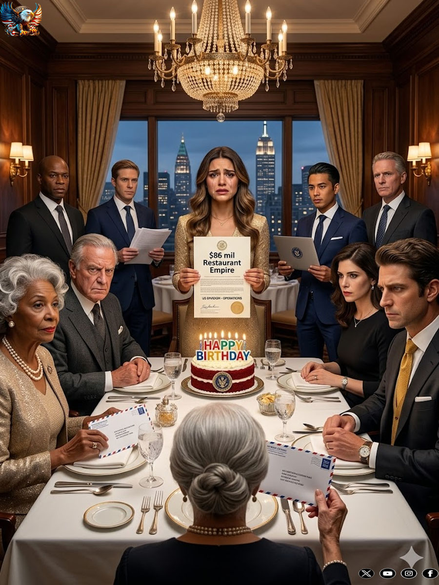 On My Birthday, My Grandma Handed Me An $86M Restaurant Empire. After Dinner, My Parents Came With Their Golden Child And Insisted We “Run It Together As A Family.” I Said, “Absolutely Not, I Am The Sole Owner.” My Mom Snapped, “Then Pack Your Things And Move Out Of This House.” That’s When My Grandma Smiled And Revealed Another Shocking Surprise
