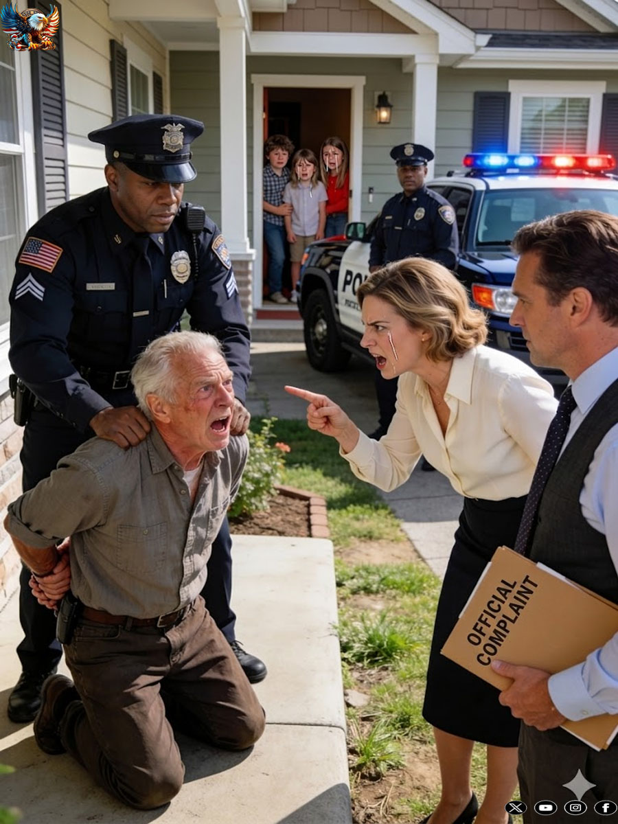 My Daughter Showed Up With Police After 13 Years, @ccusing Me of Kidn@pping Her Kids… But She Froze When I Pulled Out the One Paper She Thought I’d Never Kept
