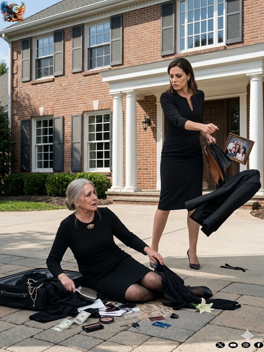 He threw her out the day after his son’s funeral and mocked her, saying, “The house is mine now”… until the lawyer opened an envelope no one expected.