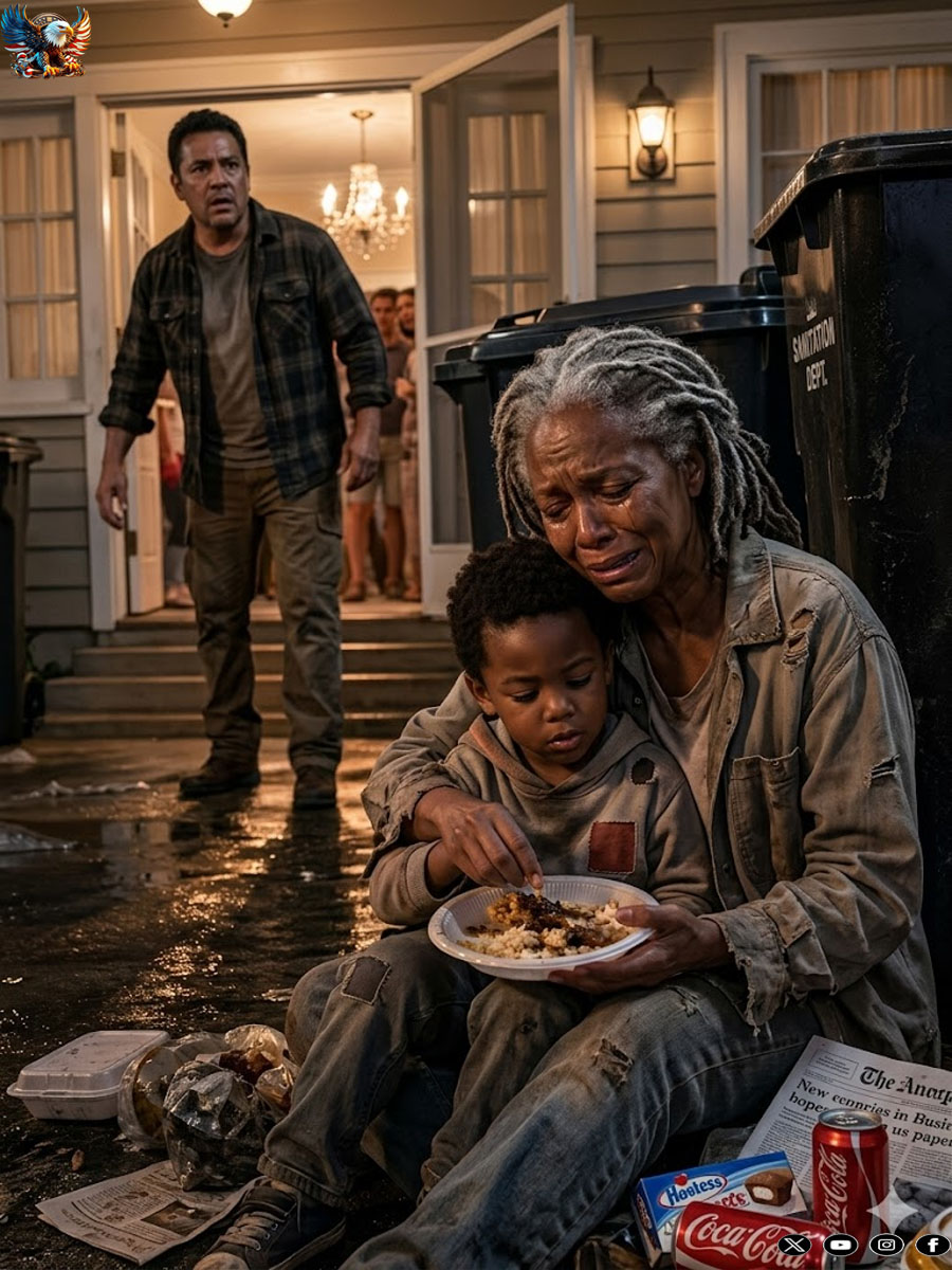 YOU CROSSED AN OCEAN TO GIVE YOUR WIFE A BETTER LIFE—THEN YOU FOUND HER EATING FROM THE TRASH BEHIND THE HOUSE YOUR BROTHER BUILT WITH YOUR MONEY