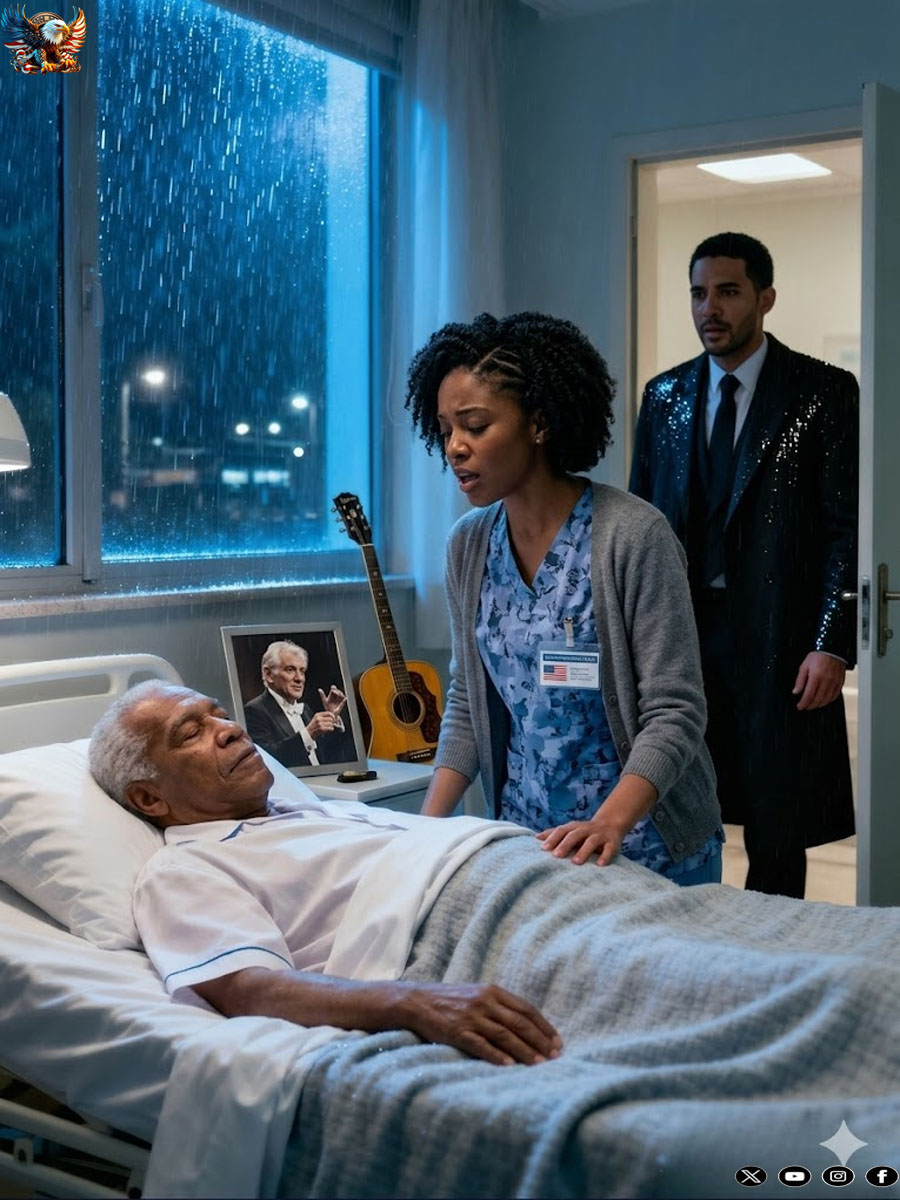 She sang silently to a forgotten old man in a Madrid clinic, unaware that, behind the door, the millionaire son who had been running away from his father for years was about to see her and change everything forever.
