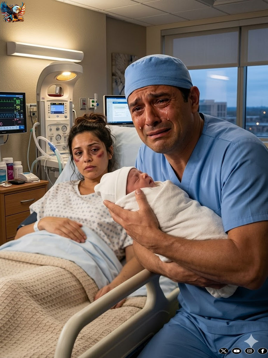 She went to the hospital to give birth, but the doctor burst into tears upon seeing the baby…