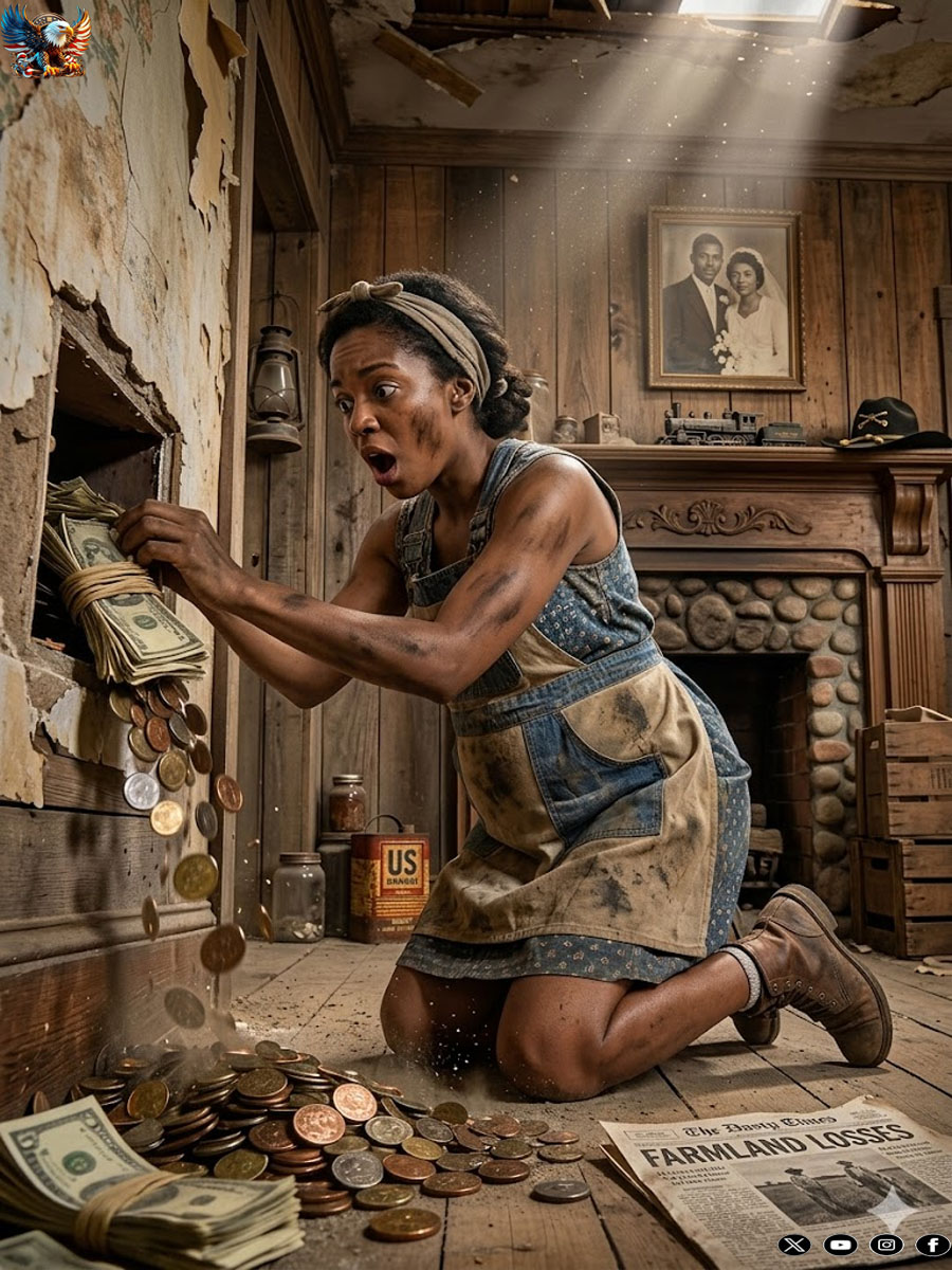 A pregnant widow bought a crumbling house for almost nothing… but what she uncovered behind an old painting would change her life forever.