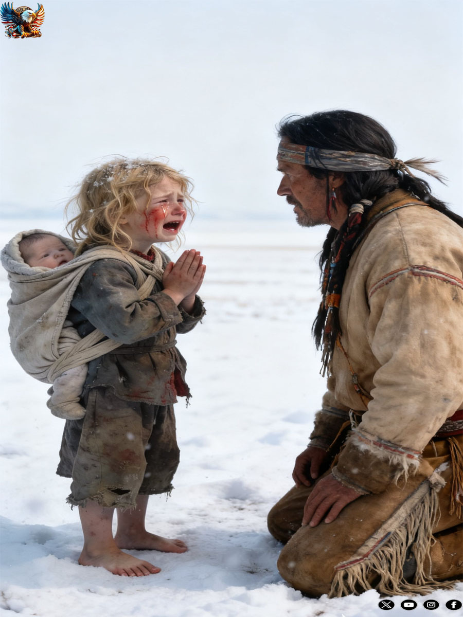 SHE SHOWED UP BAREFOOT IN THE SNOW WITH A BABY… AND ASKED A COWBOY FOR A JOB. WHAT HE SAW AT HER WRIST CHANGED EVERYTHING.