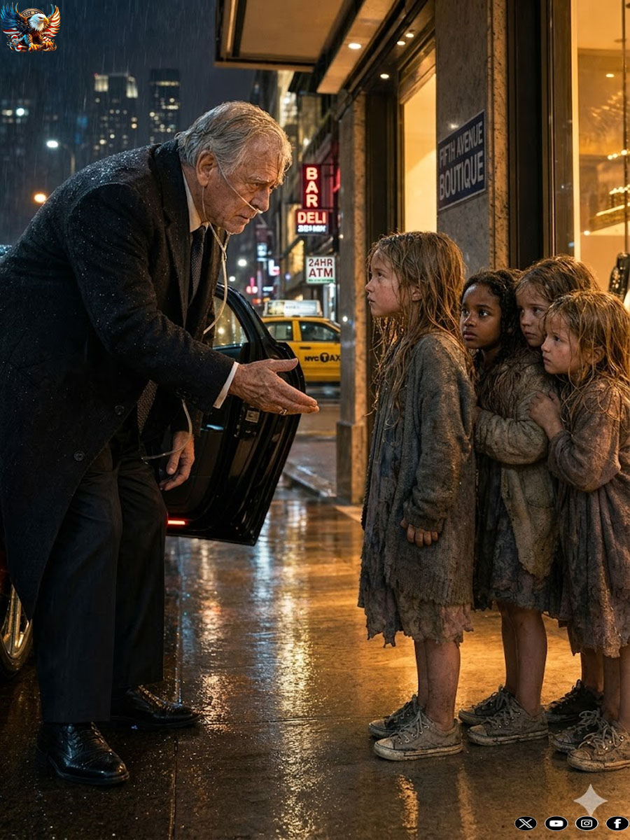 A DYING BILLIONAIRE ADOPTED 4 HOMELESS QUADRUPLETS…