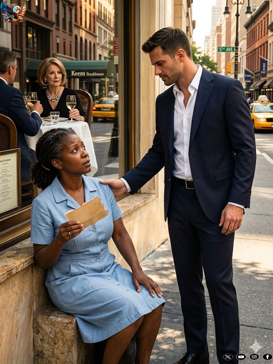 SHE WAS LEFT OUTSIDE THE RESTAURANT LIKE SHE DIDN’T BELONG—THEN THE OWNER WALKED OUT, CALLED HER THE WOMAN WHO SAVED HIS LIFE, AND THE PATRONA CHOKED ON HER OWN PRIDE
