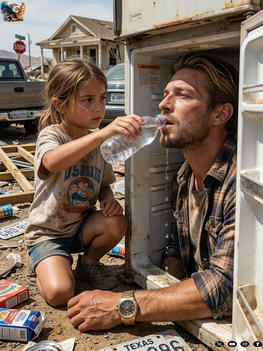 An 8-year-old girl scavenging for scrap metal found a wealthy man trapped inside an abandoned refrigerator. What she did next changed their lives forever…