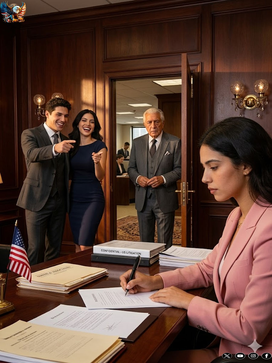 SHE SIGNED THE DIVORCE WITHOUT SAYING A WORD… BUT NO ONE IN THE ROOM KNEW THAT HER MULTIMILLIONAIRE FATHER WAS WATCHING EVERY SECOND OF THE HUMILIATION.