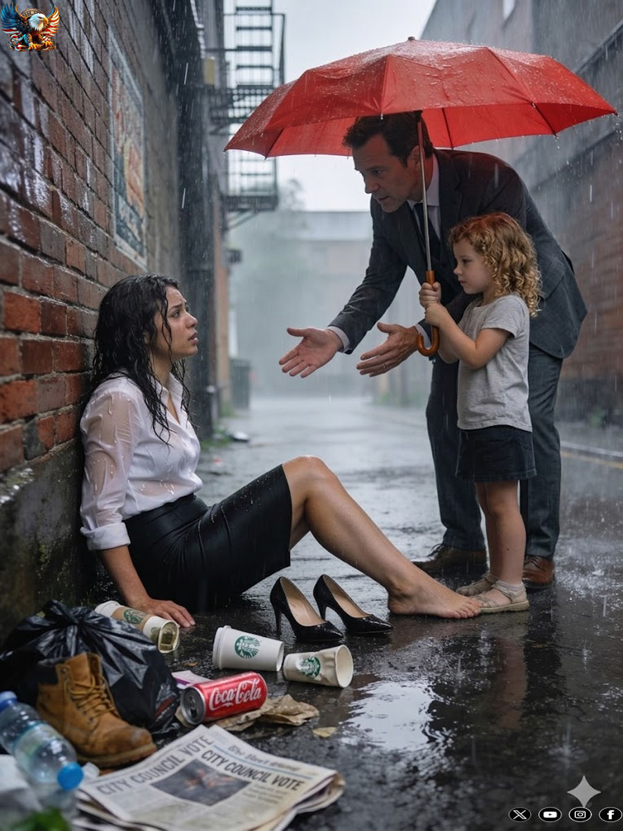 “Please… don’t hurt me. I’m injured,” the wealthy businesswoman begged… and the single father’s response stunned her. His reaction would change both their lives forever.