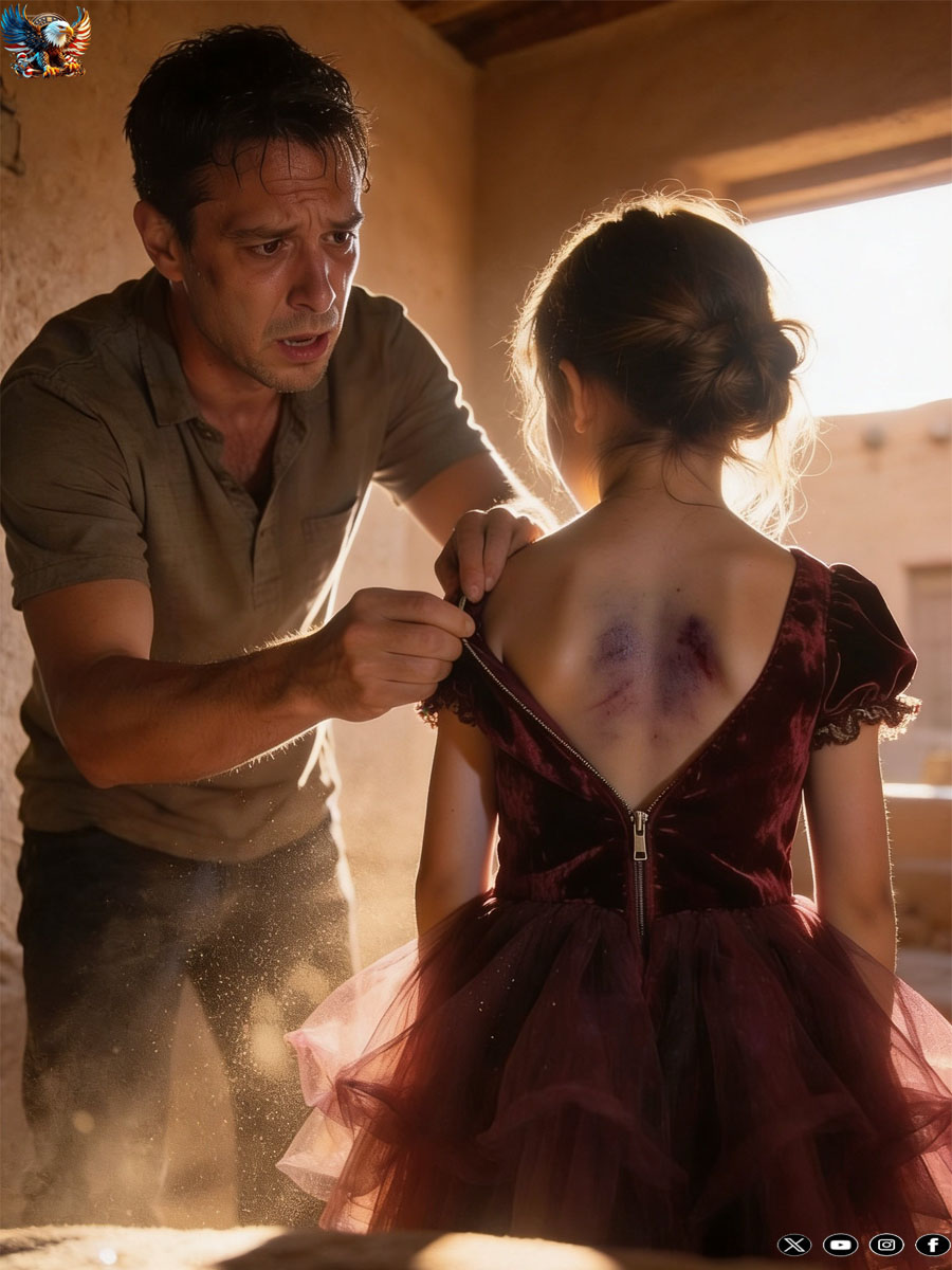 My 8-Year-Old Daughter Texted Me “Dad, can you help me with my zipper? Please come to my room. Just you. Close the door” —What I Saw on Her Back Made Me Grab Her and Leave Immediately