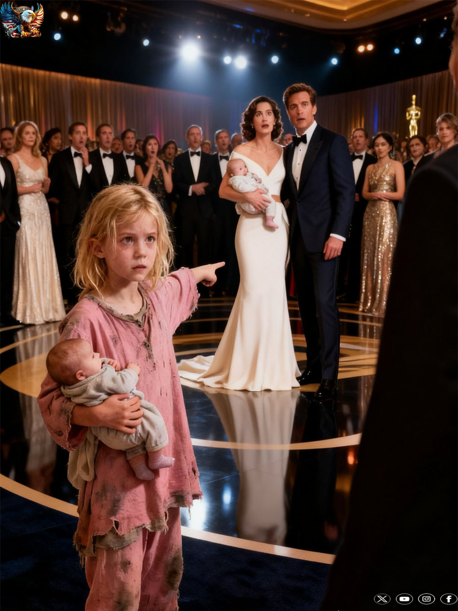 A Billionaire Was Celebrating His Engagement—Until a Homeless Girl Crashed the Party With a Baby in Her Arms and Pointed at the Bride, Freezing the Entire Room…