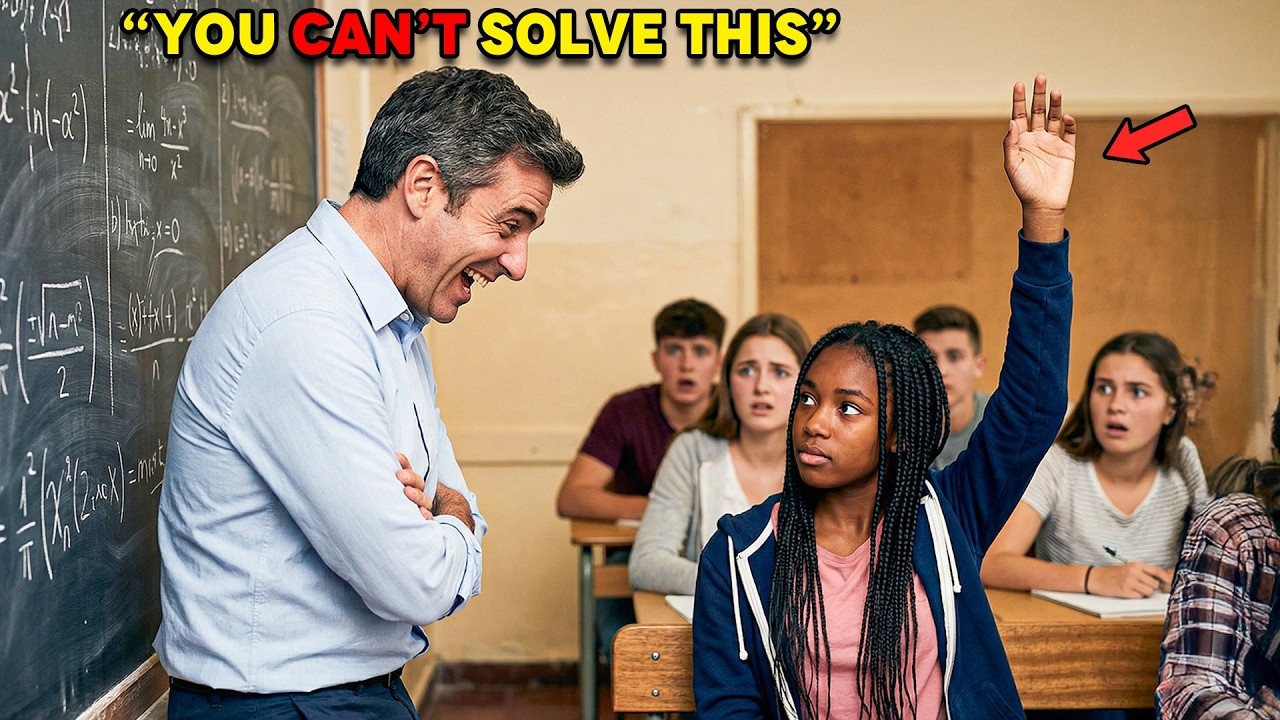 Teacher Laughs When Black Girl Raises Hand to Solve Complex Math Equation—Mad When She Gets It Right