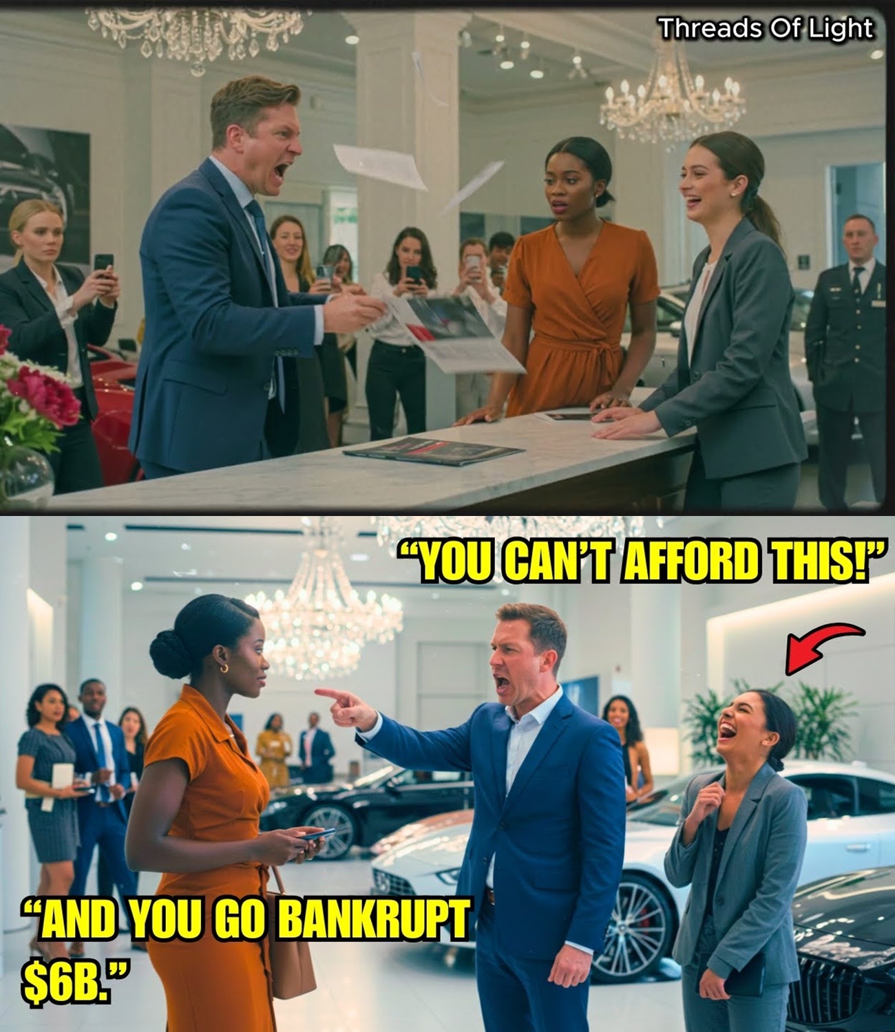 Black CEO Humiliated by Luxury Car Showroom Director — She Pulled a $6B Deal and He Went Bankrupt