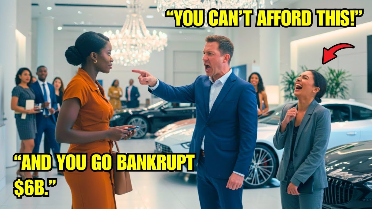 WOW: Black CEO Humiliated by Luxury Car Showroom Director — She Pulled a $6B Deal and He Went Bankrupt