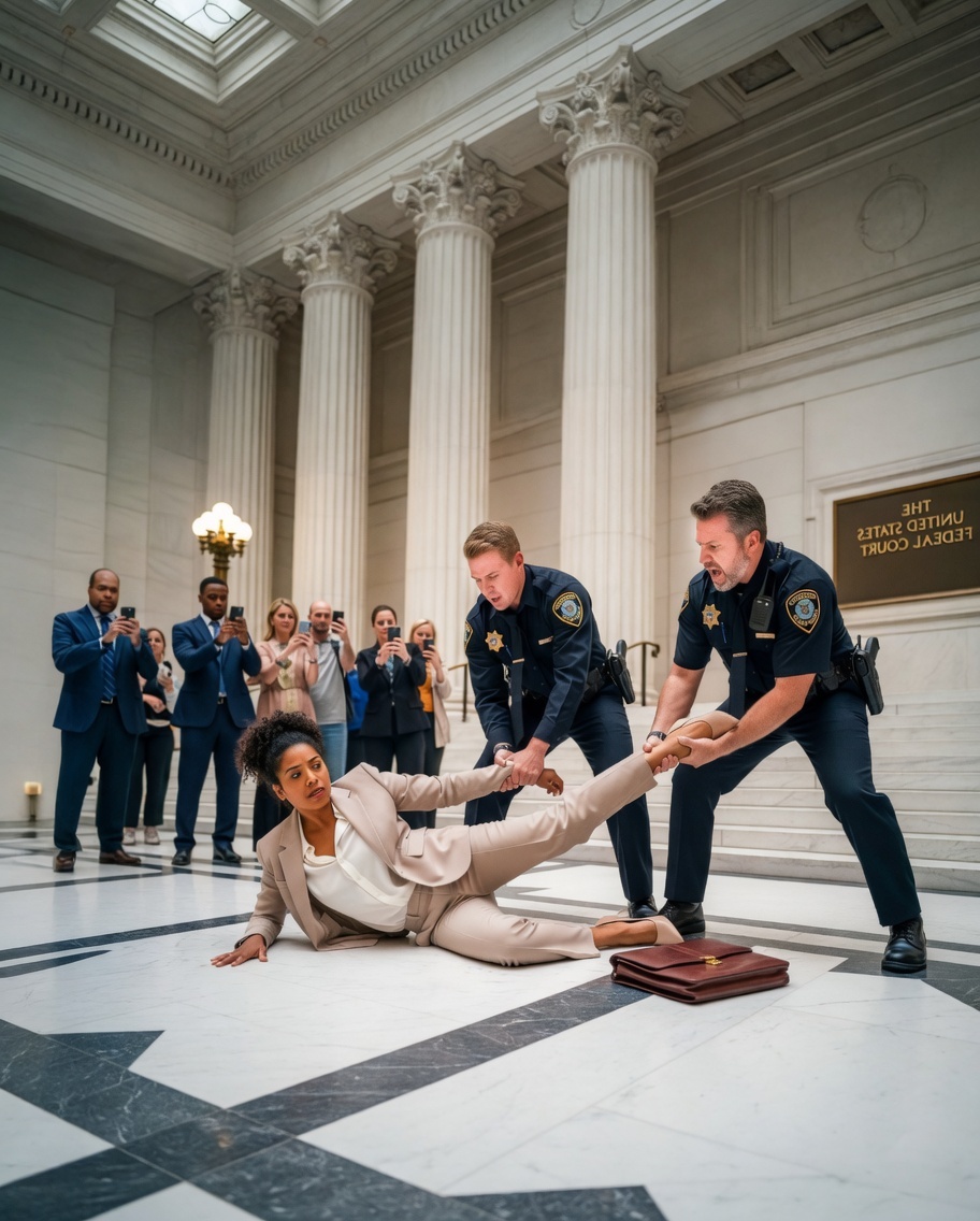 Cops Drag a Black Woman Outside Court — Then Realize She’s the Judge Presiding That Day