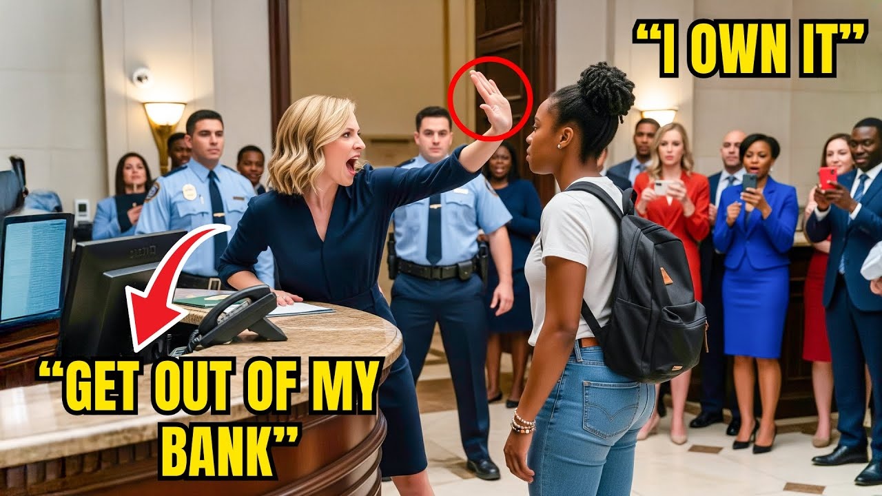 Bank Workers Slapped Black CEO in Disguise — Froze When She Said “I Own This Bank” and Fired Them!