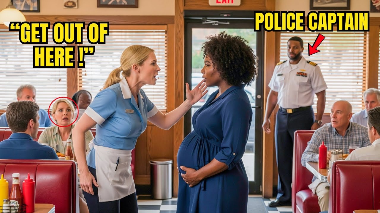 White Waitress Slapped a Black Pregnant Woman — Then Everyone Froze When Her Husband Walked In