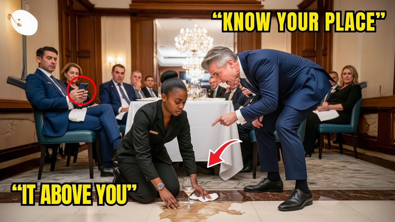 Billionaire Humiliates Black Waitress in Front of Everyone – Her Response Stuns the Entire Room