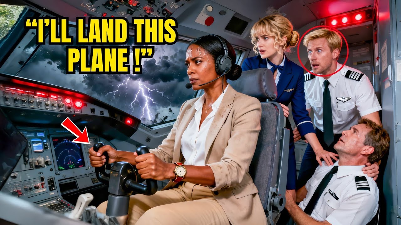 “Just a Passenger” the Flight Attendant Laughed — Then Froze When the Black Woman Saved the Plane