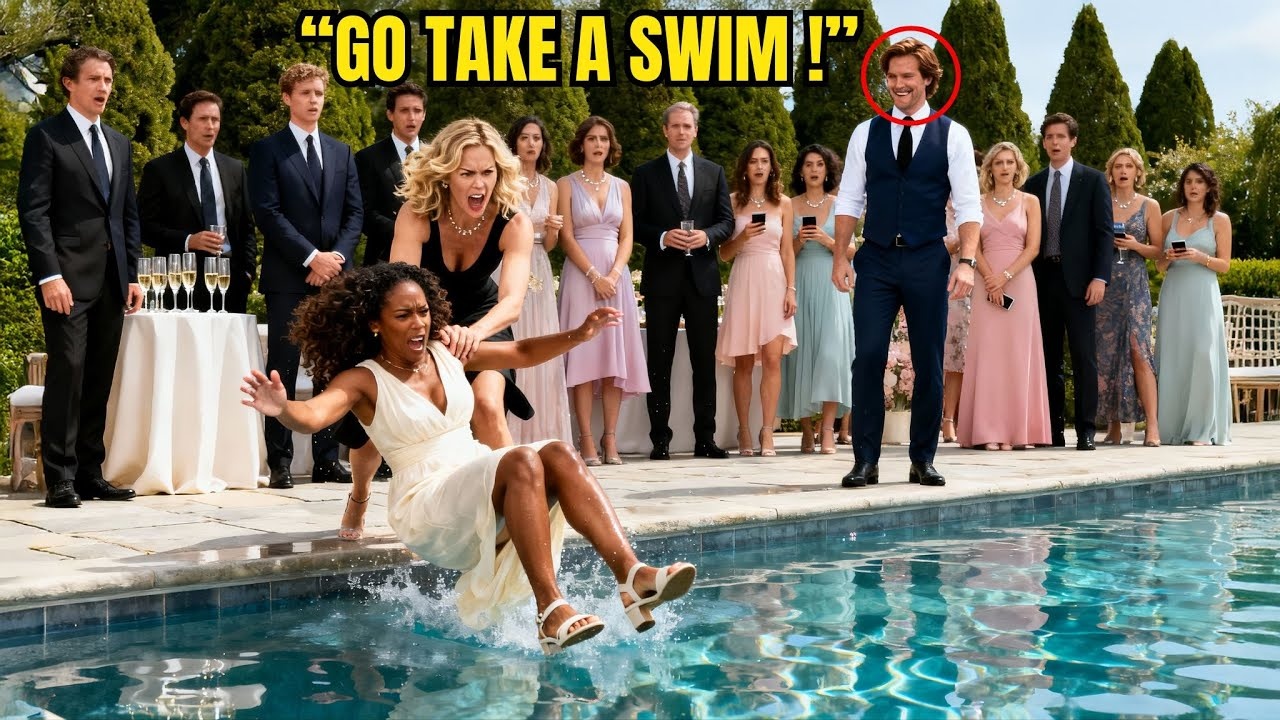 White Guests Shoved Black Woman Into Pool — Then Realized They Just Assaulted Billionaire’s Wife