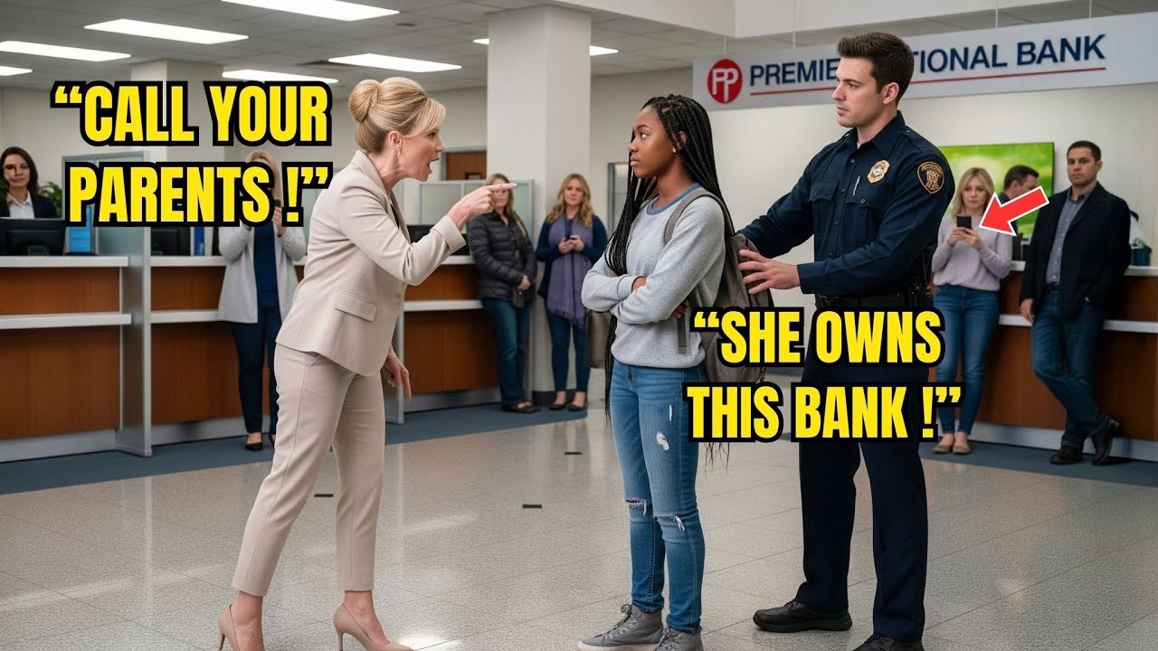 Bank Manager Calls Cops on Black Kid — Seconds Later, The CEO Walks In — It’s Her MOM