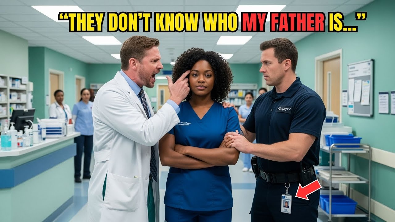 Doctor Slapped a Black Nurse in Front of All — Unaware the Hospital Director Was Her Father