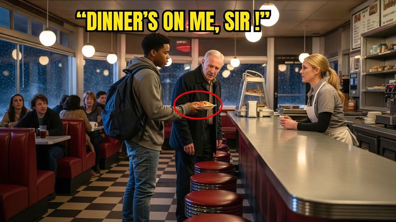 Black Boy Paid for a Homeless Man’s Dinner — What the Stranger Gave Him Next Changed His Future