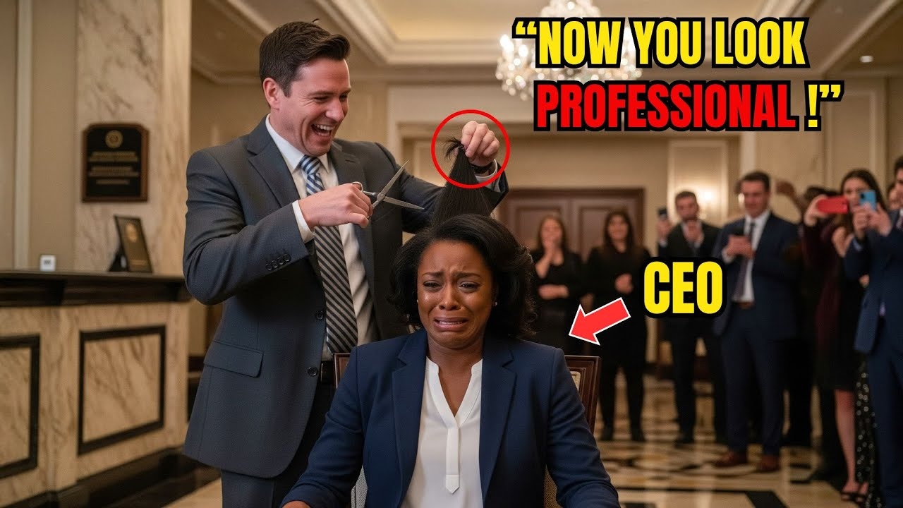 Hotel Manager Cut Off a Black Woman’s Hair as a Joke — But Silence Fell When She Fired Him