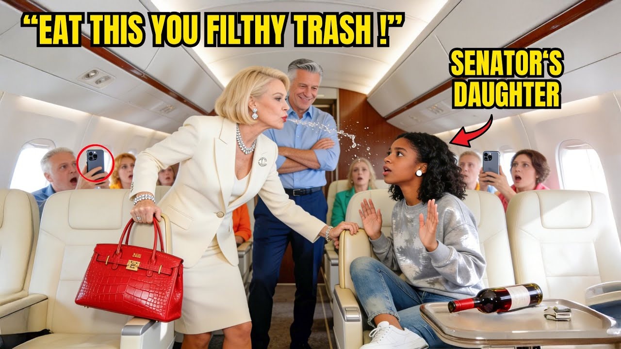 Passenger Spat in a Black Girl’s Face in First Class — Not Knowing Her Mom Was a Senator