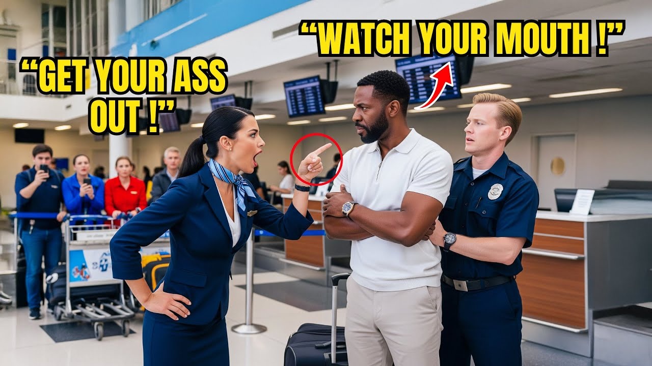 Attendant Refused to Help Black Man with Luggage — Her Face Dropped When the Pilots Called Him “Sir”