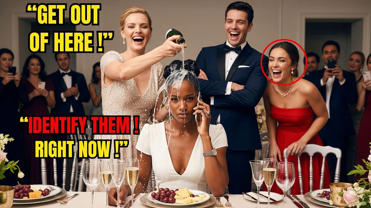 VIP Donor Poured Wine on a Black Woman — Silence Fell as She Declared, “I Own This Auction”