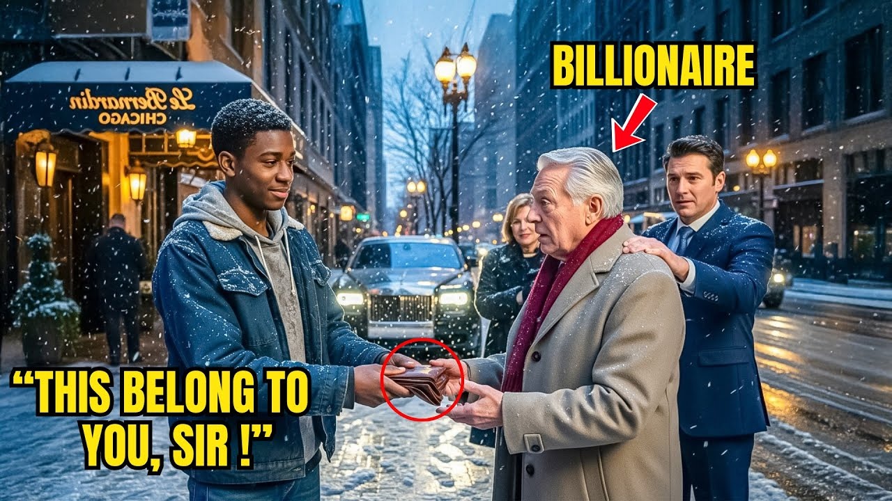 Poor Black Boy Found a White Billionaire’s Wallet — His Honest Act Changed His Life Forever.