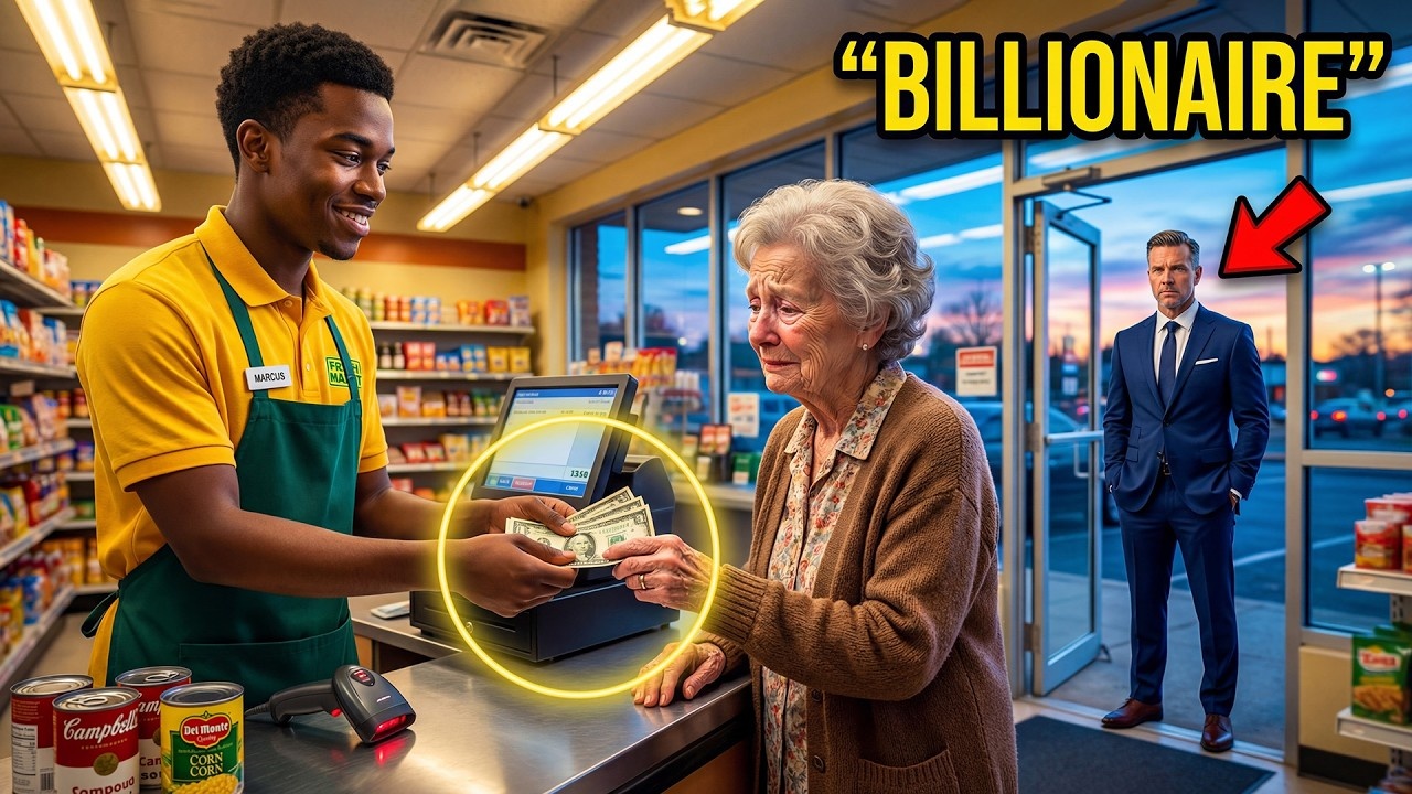 Poor Black Boy Paid for Hungry Old Woman’s Meal — Next Day, Billionaire Knocked on His Door