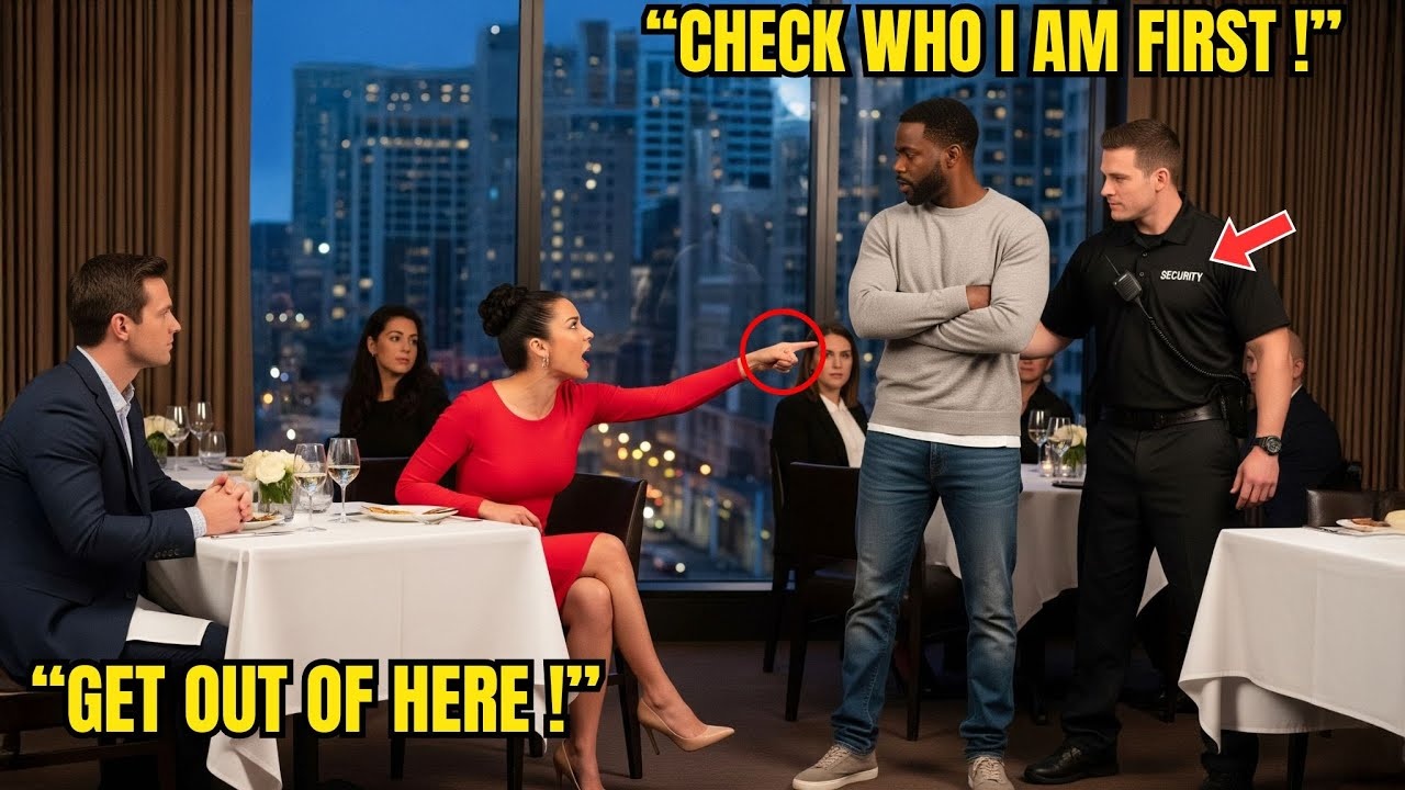 Couple Grabbed a Black Billionaire’s VIP Table — Silence Fell When He Said, “I Own This Place”