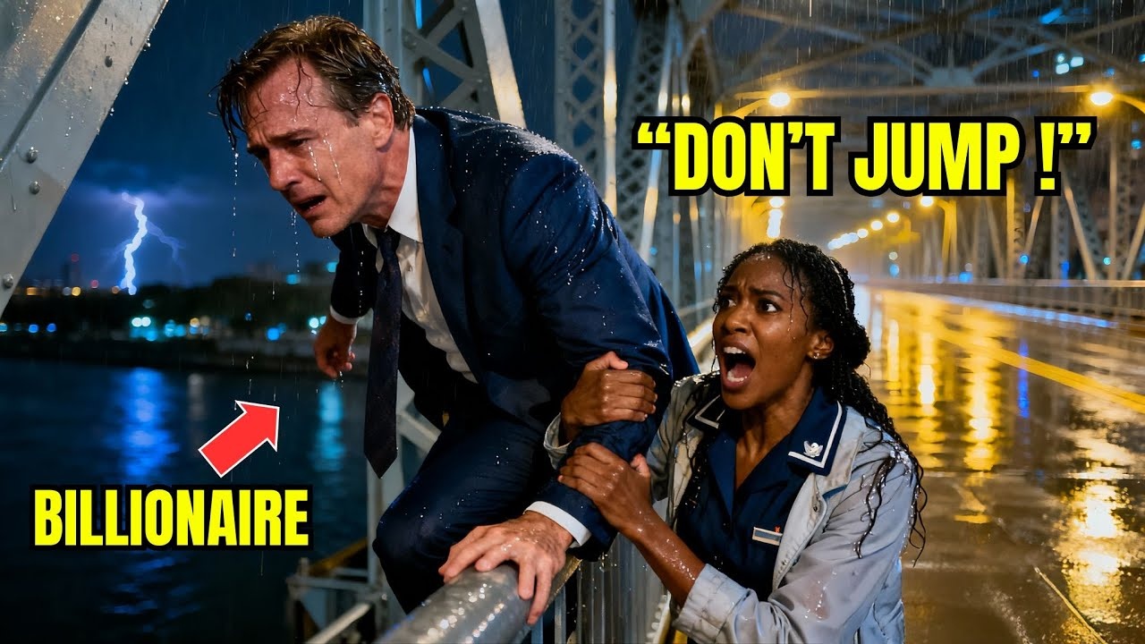 Black Girl Stopped a Billionaire from Taking His Life — What She Said Next Changed Everything