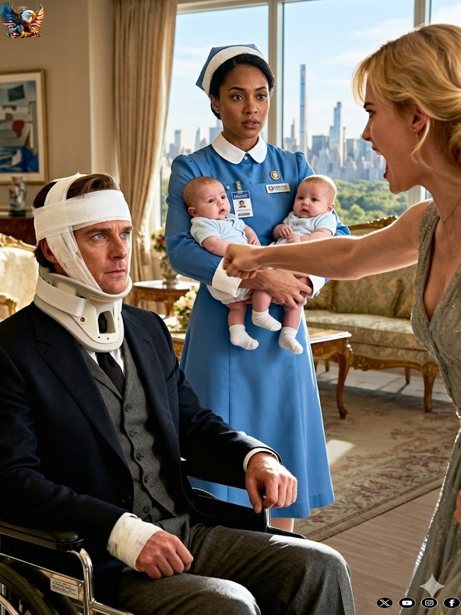 His wife humiliated him believing he was paralyzed, unaware he was faking it. When she attacked the loyal maid, he stood up from his chair and revealed his secret.