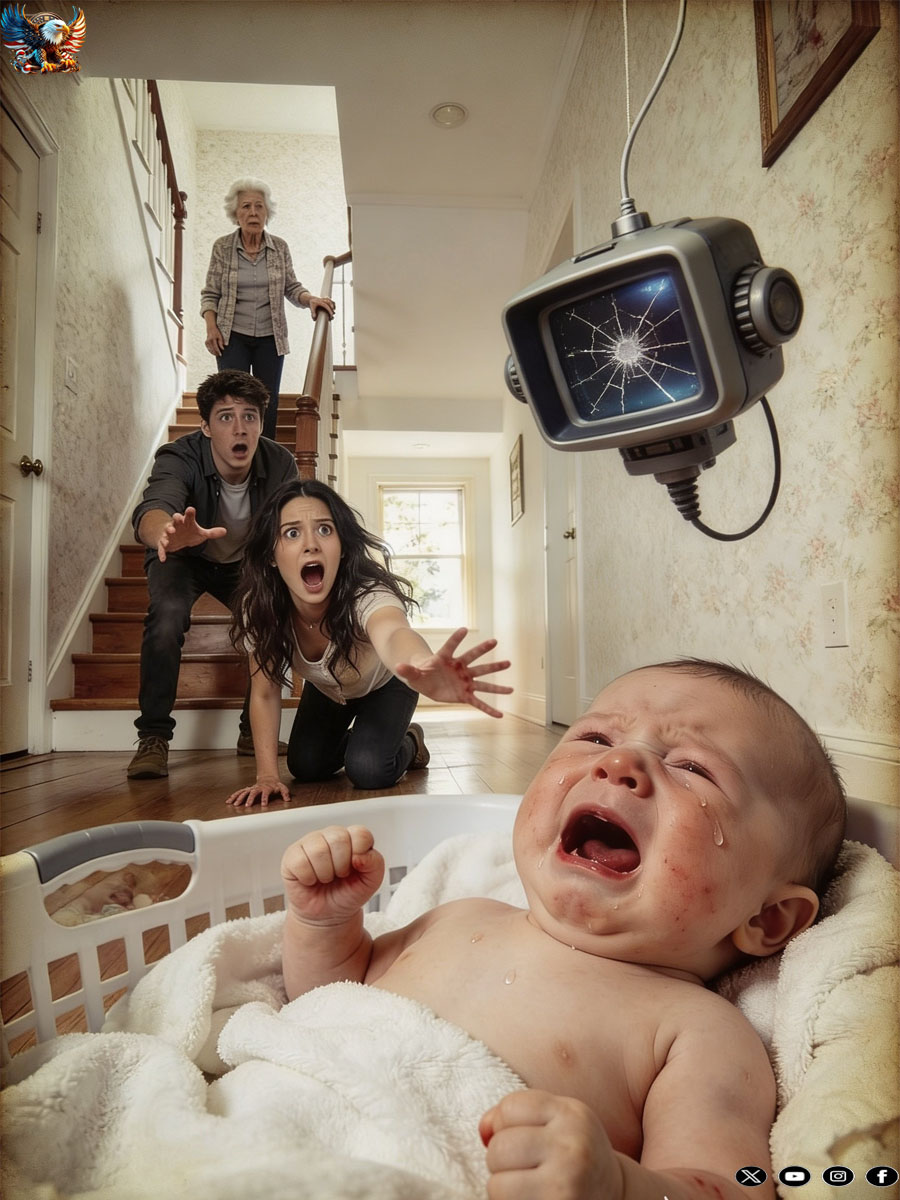 My sister called saying she was babysitting my 8-month-old for the day while I worked. When I came to pick her up hours later, my sister opened the door covered in blood and said casually, “There was an accident.” I pushed past her, screaming for my daughter in panic…