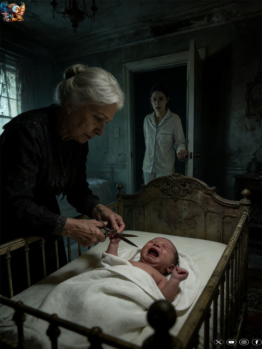 Our daughter was born with six fingers on each hand, and the doctors assured us it wasn’t dangerous—just different. But three nights later, at midnight, her cries split through the house… and I ran into the nursery to find my mother-in-law standing over the changing table with a pair of scissors.